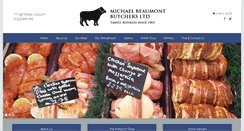 Desktop Screenshot of beaumontsbutchers.com